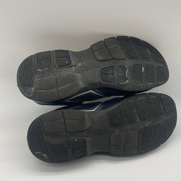 Mens Size 8M Wolverine Steel Toe Navy Work Shoes Sneakers W10749 - Picture 8 of 10